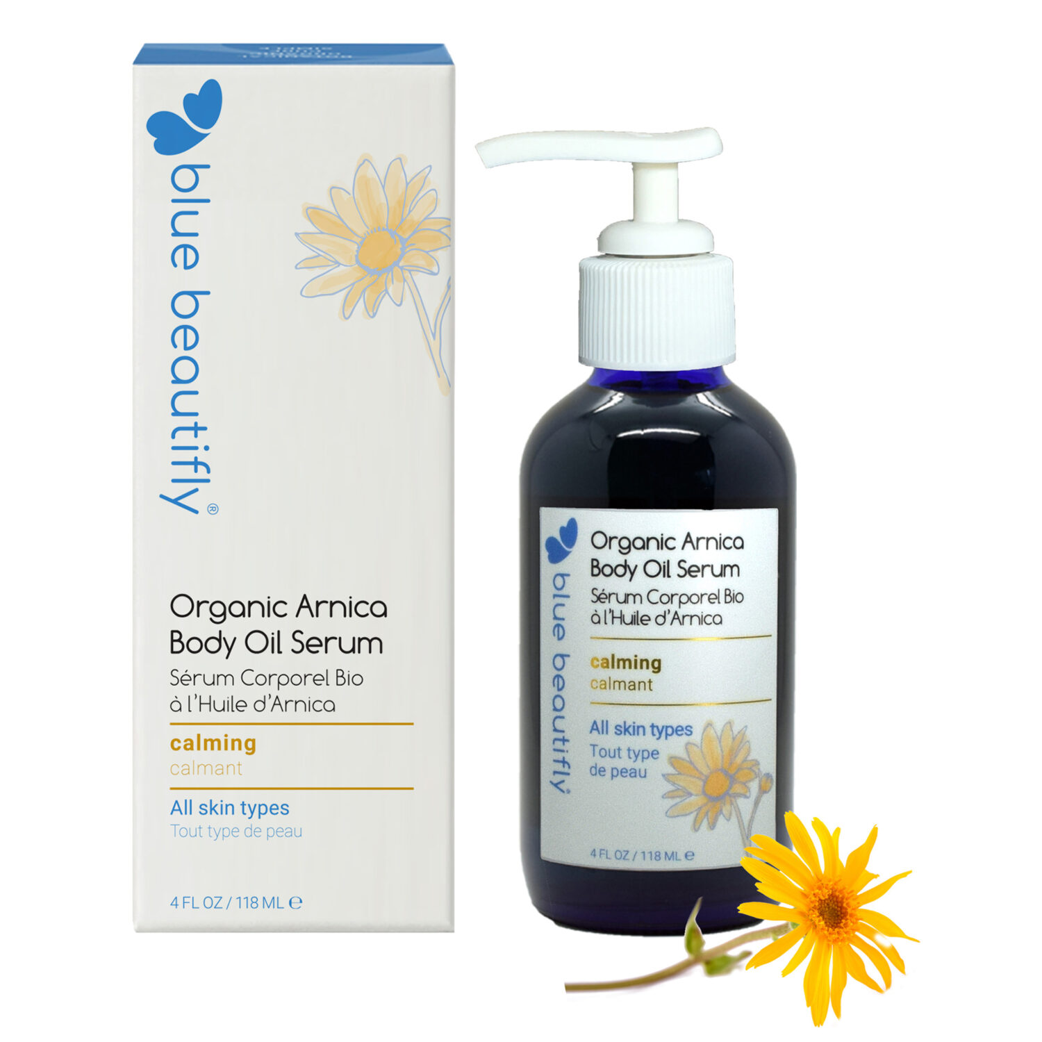 Blue Beautifly Organic Arnica Body Oil Serum