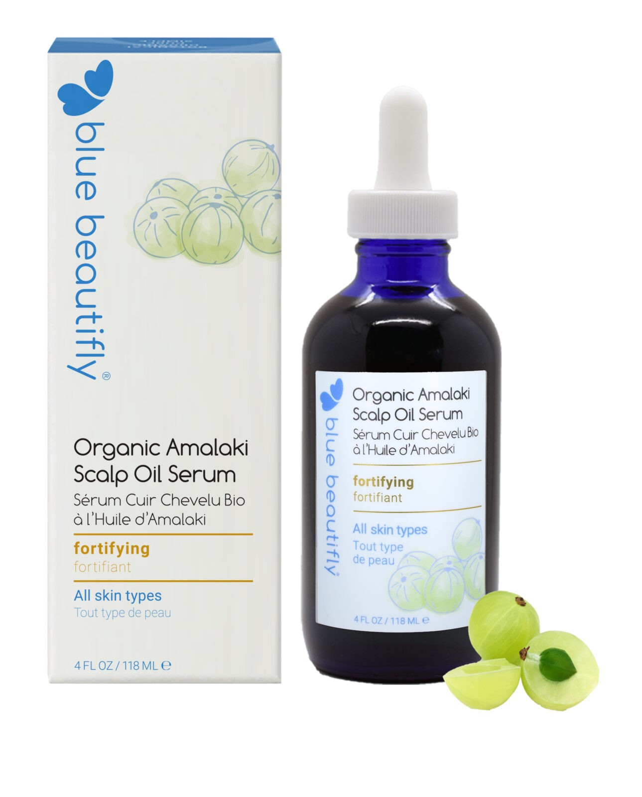 Organic Amalaki Scalp Oil Serum Blue Beautifly Scalp Oil Scalp Serum Organic Oil