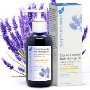 Blue Beautifly Organic Lavender Body Massage Oil