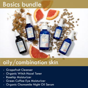 Basics bundle for oily combination skin