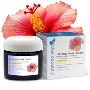 Blue Beautifly Hibiscus Mask Powder